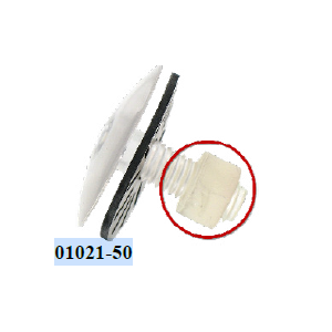 Xplastic 5/8" wide - ecrou pour led lfx