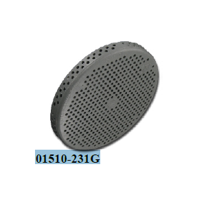Grille bond de fond-floor drain cover gray