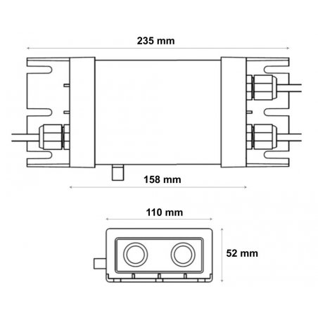 Alimentation radio emplace la réf 6600005 et la réf 6600006