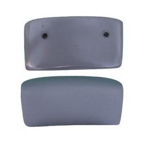 Coussin incurvé argenté,...