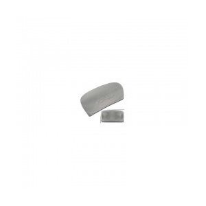 Curved pillow - silver logo...