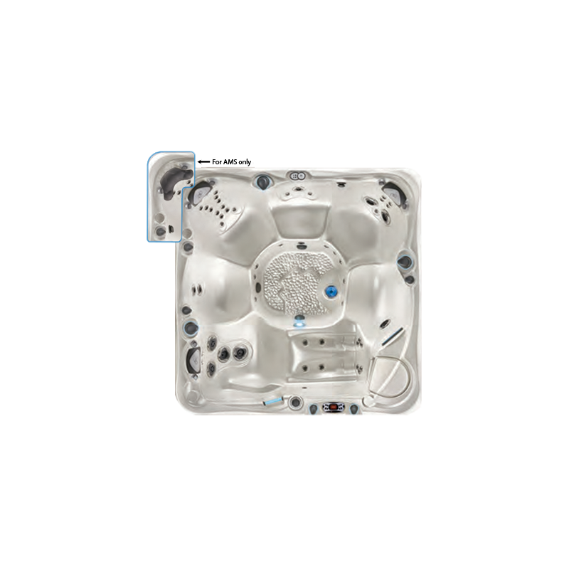 Couverture Spa Caldera Tahitian / Hawaiian couleur chestnut