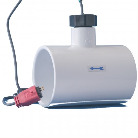 Capteur de débit d'eau placé après la pompe de circulation ou flow switch boitier de contrôle j1000, fiche de connexion carte de