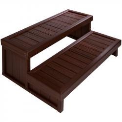 Escalier 2 marches Roasted Chestnut