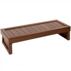 Escalier 1 marche brazilian teak