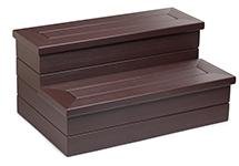 Marche pied PVC ecotech espresso (wenge)