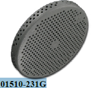 Grille bond de fond-floor drain cover gray