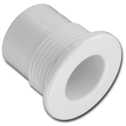 3/4" through wall fitting white réf 01510-286
