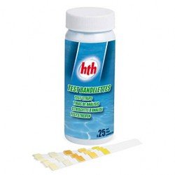 Test bandelettes hth cl /ph /tac /br /ca (boite de 25 bandelettes) new ref 00218403